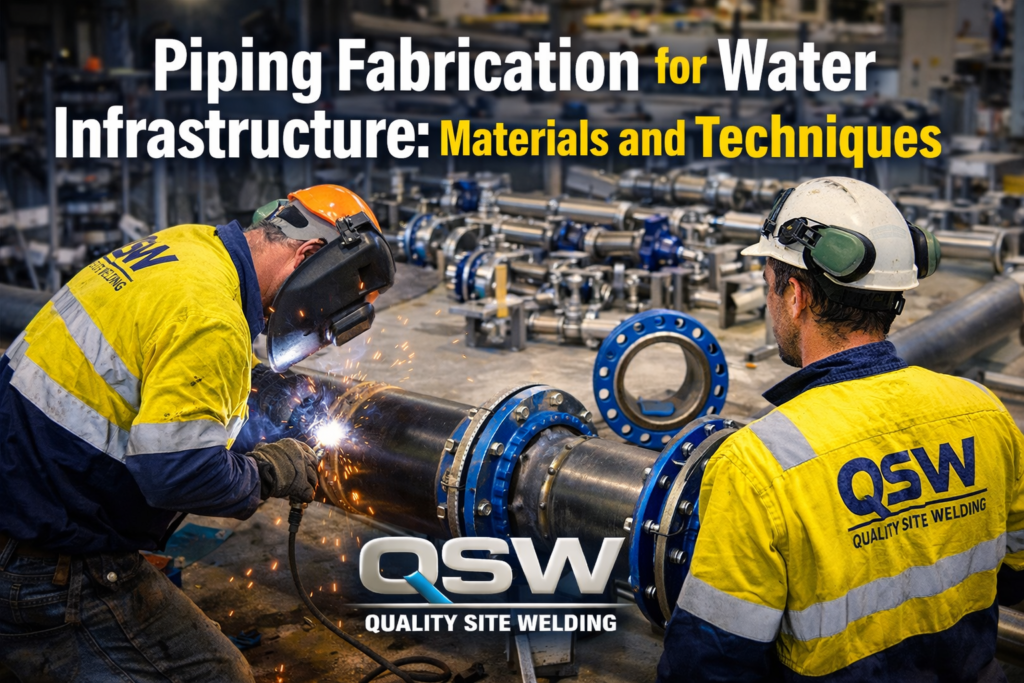 Piping Fabrication for Water Infrastructure Projects