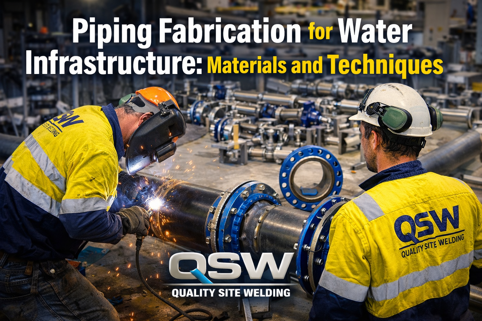 Piping Fabrication for Water Infrastructure Projects