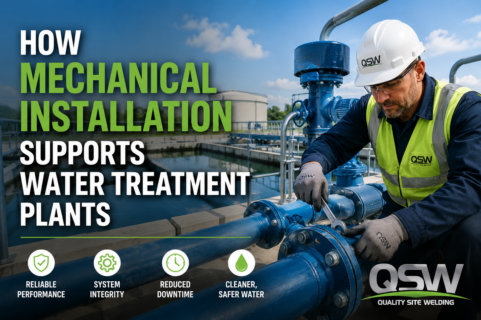 Mechanical Installation Supports Water Treatment Plants