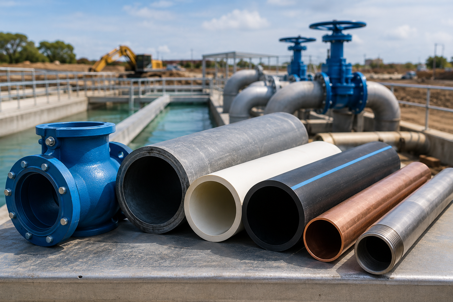 Right Piping Materials for Water Infrastructure Projects